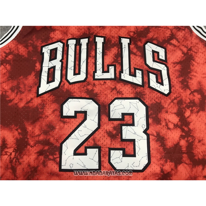 Camiseta Chicago Bulls Michael Jordan #23 Galaxy Rojo